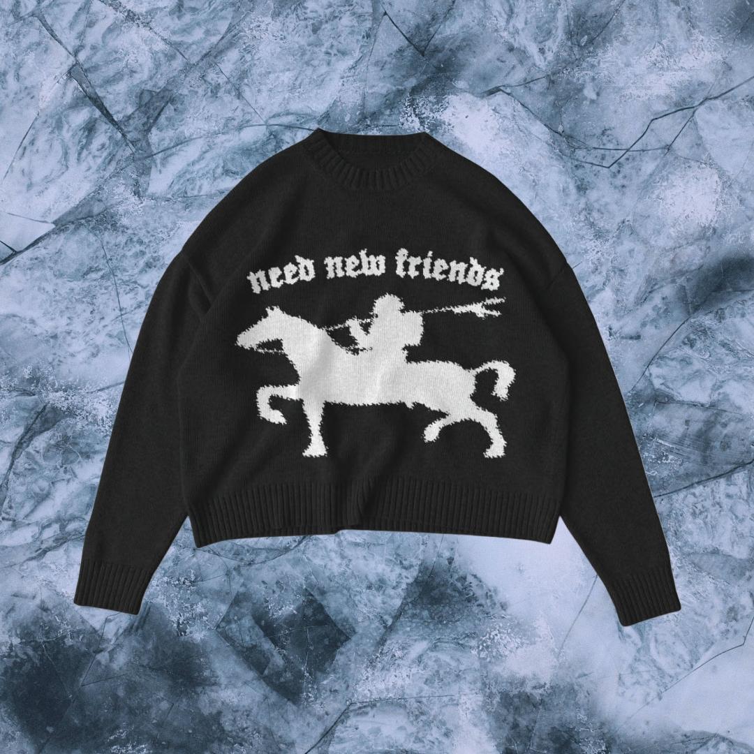 NEED NEW FRIENDS // SWEATER KNIT